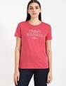 Tommy Hilfiger Red Women's T-shirt for Casual Chic