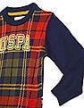 U.S. Polo Assn. Kids Crew Neck Checked Sweater