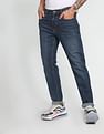 Flying Machine Mid Rise Slash Slim Tapered Jeans