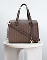U.S. Polo Assn. Women Geometric Print Bowler Handbag