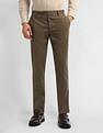 Arrow Mid Rise Carson Tapered Fit Trousers
