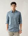 Arrow Sport Geometric Printed Printed Pure Cotton Shirt