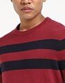 Tommy Hilfiger Striped Regular-Fit Cotton Sweater
