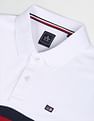 Arrow Sports Striped Jacquard Polo Shirt