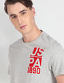 U.S. Polo Assn. Denim Co. Brand Print Heathered T-Shirt