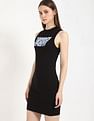Tommy Hilfiger Cotton Crew Neck Bodycon Dress