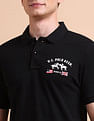 U.S. Polo Assn. Denim Co. Brand Printed Muscle Fit Polo Shirt