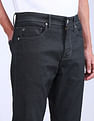 Flying Machine Slash Slim Tapered Fit Jeans