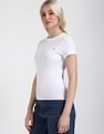 Tommy Hilfiger Solid Slim-Fit Cotton T-Shirt