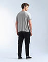 Flying Machine Solid Relaxed Fit Knitted Joggers