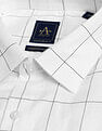 Arrow Windowpane Checks Manhattan Slim Fit Shirt