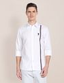 U.S. Polo Assn. Vertical Brand Stripe Cotton Shirt