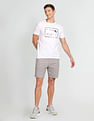 USPA Active Slim Fit Brand Print T-Shirt
