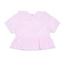 U.S. Polo Assn. Kids Girls Peter Pan Collar Striped Top