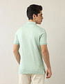 Arrow Textured Regular Fit Polo Shirt
