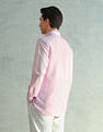 Arrow Cotton Linen Slim Fit Shirt