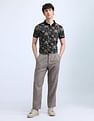 Flying Machine All Over Printed Polo Shirt