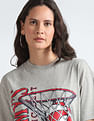 Tommy Hilfiger Crew Neck Oversized Basketball T-Shirt
