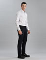 Tommy Hilfiger Regular-Fit Solid Mid Rise Trousers