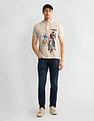 U.S. Polo Assn. Denim Co. Muscle Fit Graphic Polo Shirt