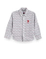 U.S. Polo Assn. Kids Boys Cherry Print Cotton Linen Shirt