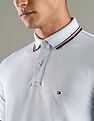 Tommy Hilfiger Solid Regular Fit Cotton Polo T-Shirt