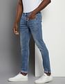 Calvin Klein Modern Tapered Fit Distressed Jeans