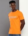 Calvin Klein Jeans Crew Neck Slim Glitch Logo T-Shirt