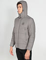 U.S. Polo Assn. Denim Co. Detachable Hood Heathered Heat Tech Jacket