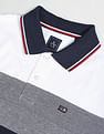 Arrow Sports Colour Block Cotton Polo Shirt
