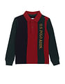U.S. Polo Assn. Kids Boys Colour Block Cotton Pique Polo Shirt