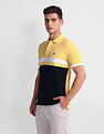 Arrow Sports Colour Block Cotton Polo Shirt