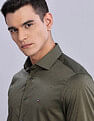 Tommy Hilfiger Printed Slim Fit Plain Woven Shirt