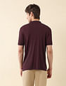 U.S. Polo Assn. Solid Slim Fit Varsity Polo Shirt