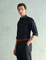 Arrow Newyork Slim Fit Smart Satin Shirt