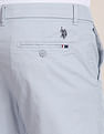 U.S. Polo Assn. Herringbone Textured Casual Trousers