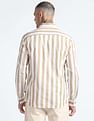 Flying Machine Vertical Stripe Pure Cotton Shirt