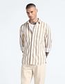 Flying Machine Vertical Stripe Pure Cotton Shirt