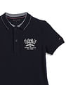 Tommy Hilfiger Kids Printed Regular Fit Polo T-Shirt