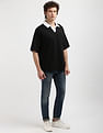 Calvin Klein Open Collar Polo Sweatshirt