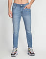 Flying Machine Slash Slim Tapered Stone Wash Jeans