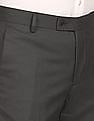 Arrow Regular Fit Patterned Formal Trousers