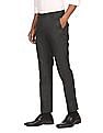 Arrow Regular Fit Patterned Formal Trousers