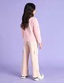 U.S. Polo Assn. Kids Girls Ribbed Sweatshirt