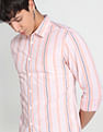 Flying Machine Vertical Stripe Slim Fit Shirt