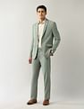 Arrow Tailored Fit Solid Two Piece Suit