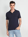 Flying Machine Solid Pique Polo Shirt
