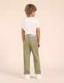 U.S. Polo Assn. Kids Boys Pure Cotton Slim Fit Trousers