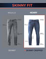 U.S. Polo Assn. Denim Co. Henry Tapered Fit  Black Jeans