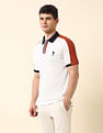 U.S. Polo Assn. Colourblocked Slim Fit Classic Polo Shirt